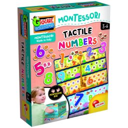 Joc tactil Montessori pentru invatarea numerelor, 3-6 ani