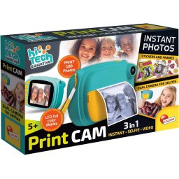 Camera foto instant pentru copii 3 in 1 cu selfie, video si imprimare