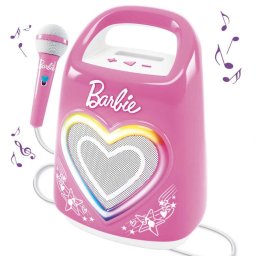 Set karaoke Barbie cu microfon si boxa Bluetooth pentru copii 4+