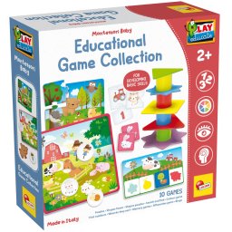 Colectie de jocuri educative Montessori pentru copii 2+ Lisciani