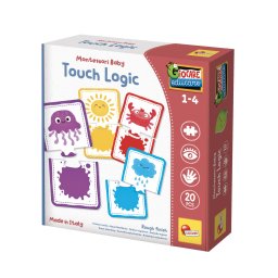 Joc tactil Montessori pentru invatarea culorilor, 20 piese, 1-4 ani