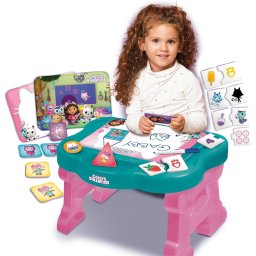 Masuta cu activitati educative Gabby's Dollhouse, 10 jocuri incluse