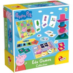 Joc educativ 10 in 1 Peppa Pig pentru copii 2 ani+