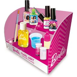 Kit oja Barbie pentru copii cu schimbare de culoare si sclipici