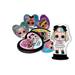 Carduri Fashion LOL Surprise cu abtibilduri si figurina din carton