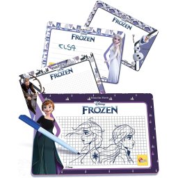 Set de desen de buzunar Frozen pentru copii, portabil, 3 ani+