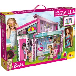 Casuta Barbie Malibu cu 2 etaje, piscina, mobilier 3D si papusa