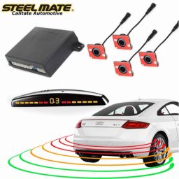 Senzori de parcare spate STEELMATE PTS410EX OEM cu display LED M7