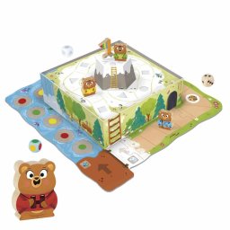 Joc de masa educativ Aventurile ursuletilor, tabla 3D, 3 ani+