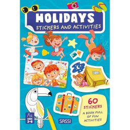 Carte cu abtibilduri si activitati de vacanta pentru copii 3-6 ani