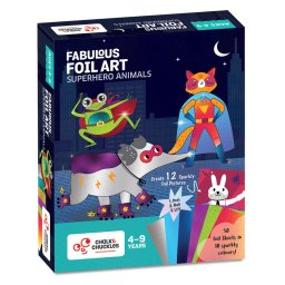 Set creativ arta cu folii de transfer Supereroi pentru copii 4+ ani