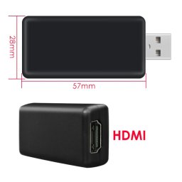 Modul iesire video HDMI USB pentru tetiere si plafon auto EDOTEC