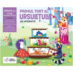 Joc educativ interactiv Primul tort al ursuletului pentru copii 2 ani+