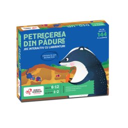 Joc interactiv cu labirinturi Petrecerea din padure, 6 ani+