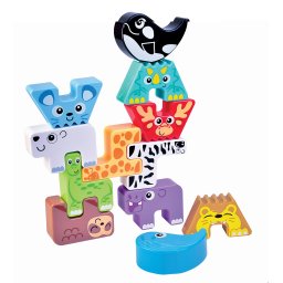 Joc de potrivire cu animale, 12 piese, pentru copii 12 luni+