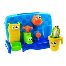 Jucarie pentru baie Prietenii mei haiosi cu ventuze si accesorii, 12 luni+