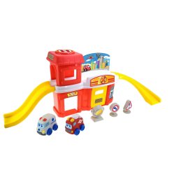 Joc de constructie Prima mea statie de pompieri pentru copii 12 luni+