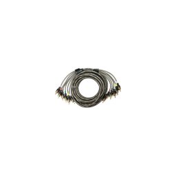 Cablu RCA OFC 5 m cu 6 mufe pentru sistem audio auto Audio System