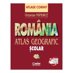 Atlas geografic scolar Romania cu harti tematice si regionale, Corint