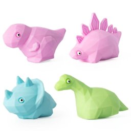 Jucarie antistres geometrica Dino din spuma moale, senzoriala