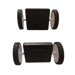 Set roti Magplayer compatibil cu seturi magnetice de constructie, 4 piese