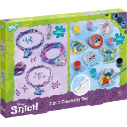Set creativ Stitch 2 in 1 pentru bratari si figurine din ipsos