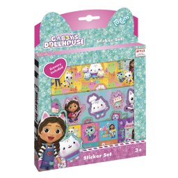 Set de abtibilduri creativ pentru copii Gabby's Dollhouse cu fundal