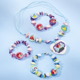 Set creativ bijuterii Disney Princess Ariel, Micuta Sirena, 4 ani+