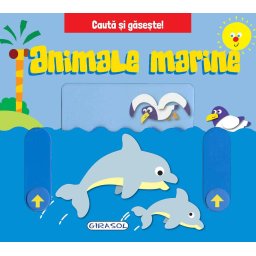 Carte interactiva pentru copii Cauta si gaseste - Animale marine, 2+ ani
