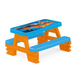 Masuta de picnic pentru copii Hot Wheels din plastic, interior-exterior