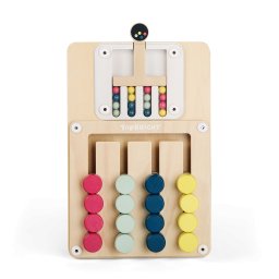 Joc de logica Montessori din lemn pentru potrivirea culorilor