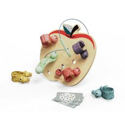 Joc de indemanare din lemn Mar cu viermisori si snuruire, 18 luni+