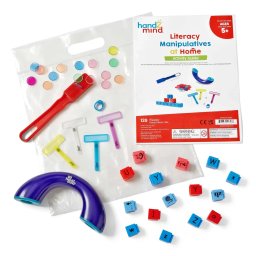 Kit tactil pentru învatarea scrisului si cititului în engleza, 5+ ani