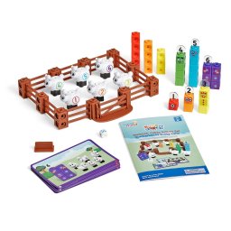 Set educativ MathLink Cubes Numberblocks Ferma Oitelor, 3 ani+