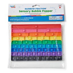 Tablita senzoriala cu fractii Rainbow Fraction pentru invatare interactiva