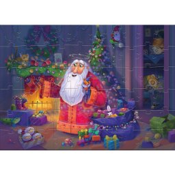 Puzzle clasic Dodo Magia Craciunului, 60 piese, 5 ani+