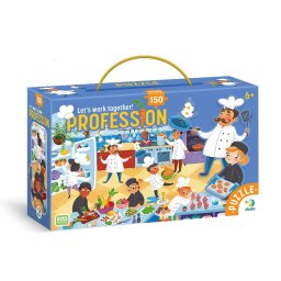 Puzzle educativ meserii Bucatar pentru copii, 150 piese, Dodo