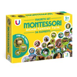 Set magneti Montessori cu animale de la ferma, 36 piese, Dodo