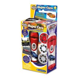 Proiector tip lanterna cu imagini Masinute de curse, 24 diapozitive