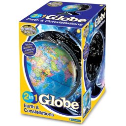 Glob educativ 2 in 1 Pamantul si constelatiile cu iluminare LED