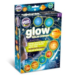 Sistem solar fosforescent 3D pentru tavan, 8 planete, 6 ani+