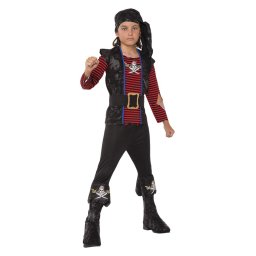 Costum de pirat pentru copii, carnaval si serbari, cu bandana si curea