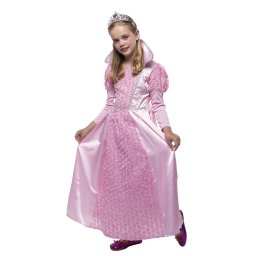 Costum de carnaval printesa a trandafirilor pentru fete, cu tiara