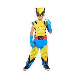 Costum carnaval copii Wolverine Classic Marvel cu masca si gheare