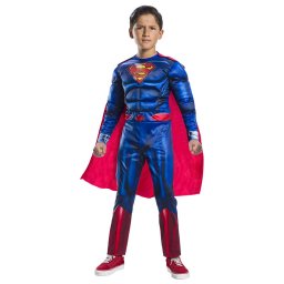 Costum de carnaval Superman Deluxe pentru copii, cu pelerina