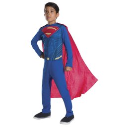 Costum Superman pentru copii cu pelerina, Justice League, licentiat