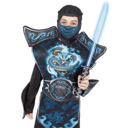 Sabie ninja interactiva cu sunete si lumini, 58 cm, pentru copii