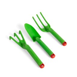 Set ustensile de gradinarit pentru copii din plastic rezistent