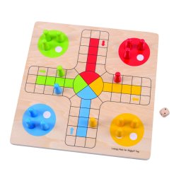 Joc clasic din lemn Nu te supara, frate! pentru 2-4 jucatori