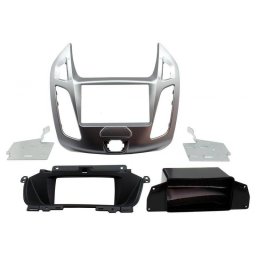 Rama adaptoare 2 DIN argintie pentru Ford Transit Connect 2013+